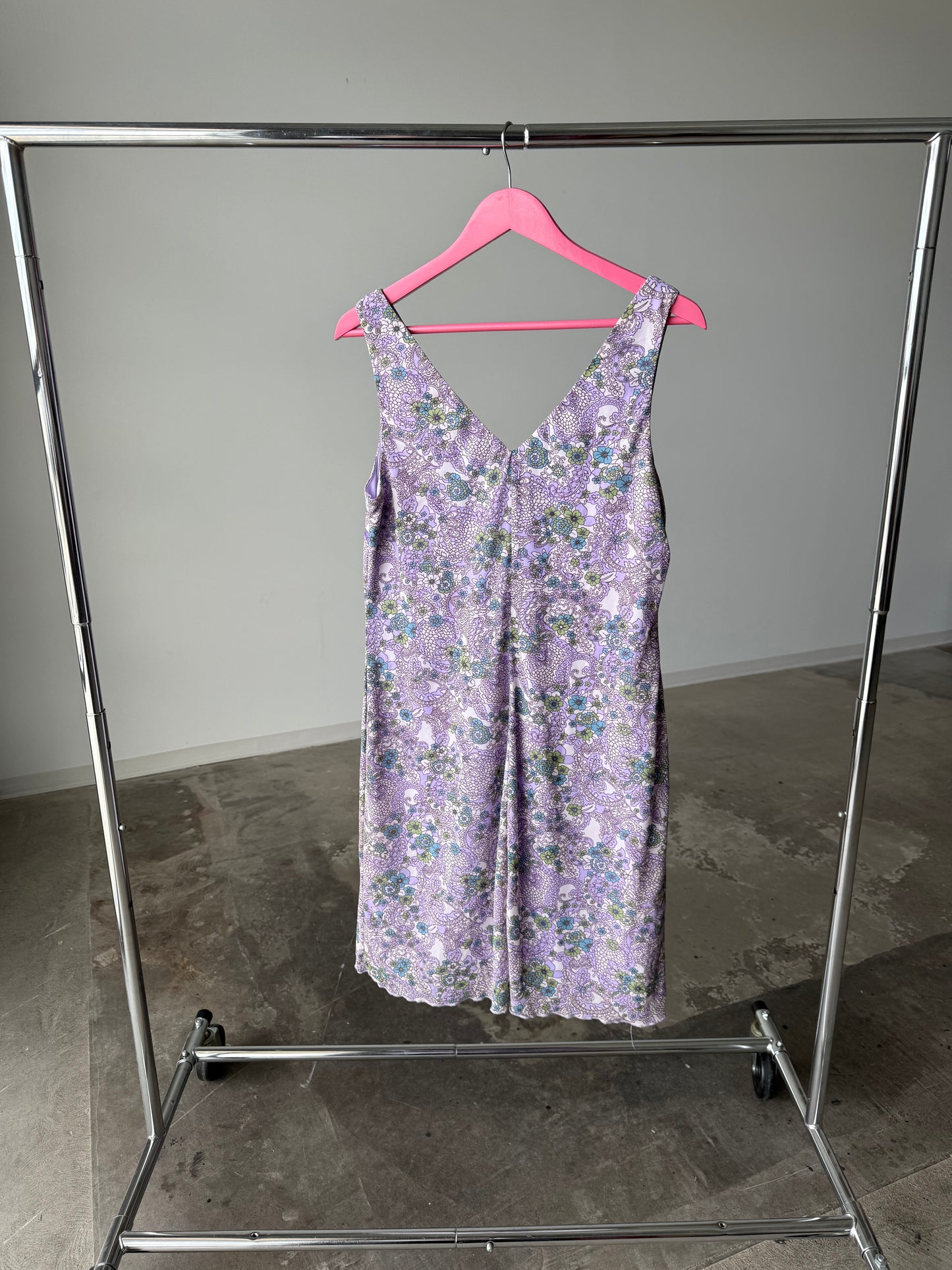 Xhilaration Purple Floral Dress