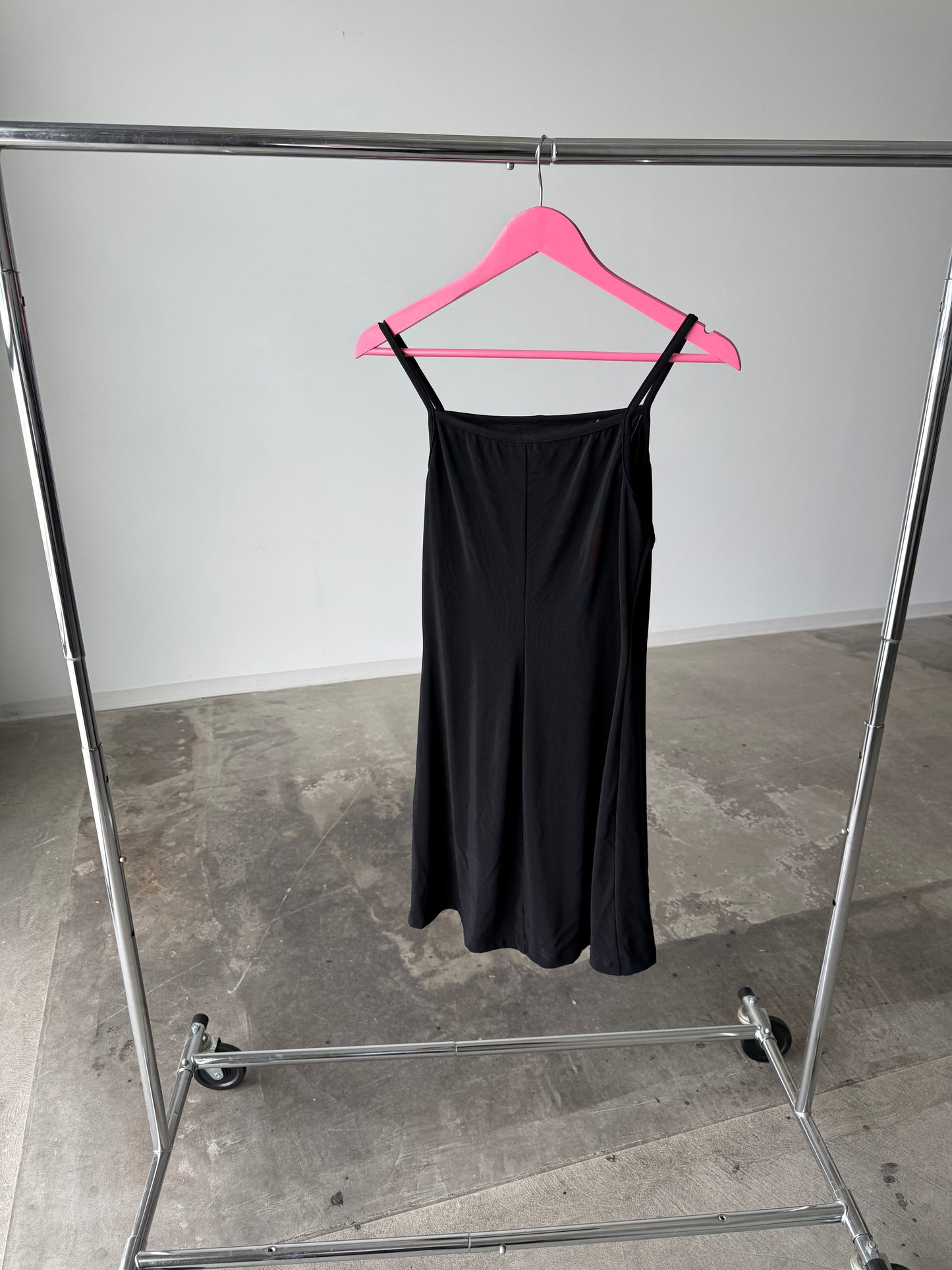 Y2K Black Floral Embroidered Slip Dress – City Triangles