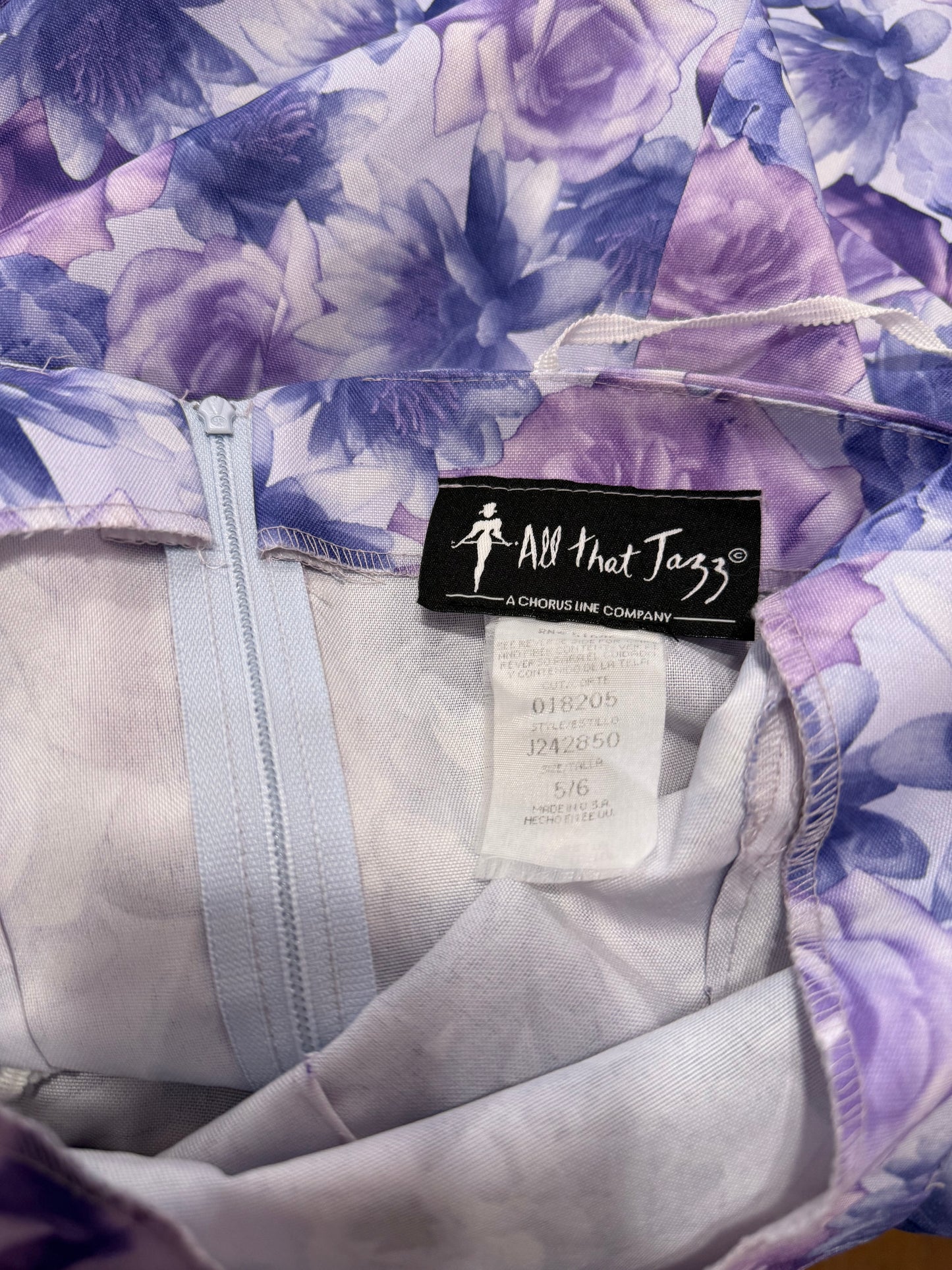 All That Jazz Y2K Purple Floral Halter Mini Dress